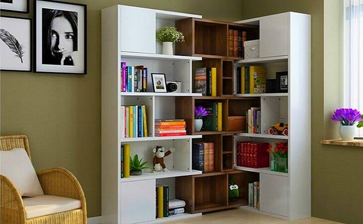 百變書(shū)柜L型變化效果